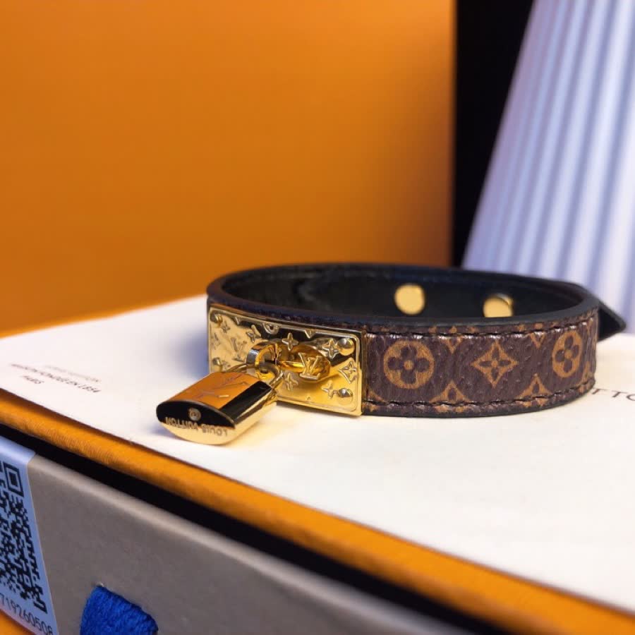 Louis Vuitton Monogram Lock Bracelet